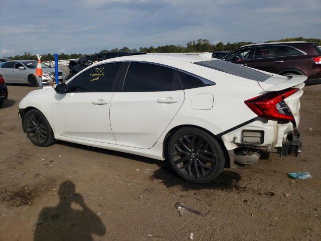 2HGFC1E56LH703258 - 2020 HONDA CIVIC SI WHITE photo 2