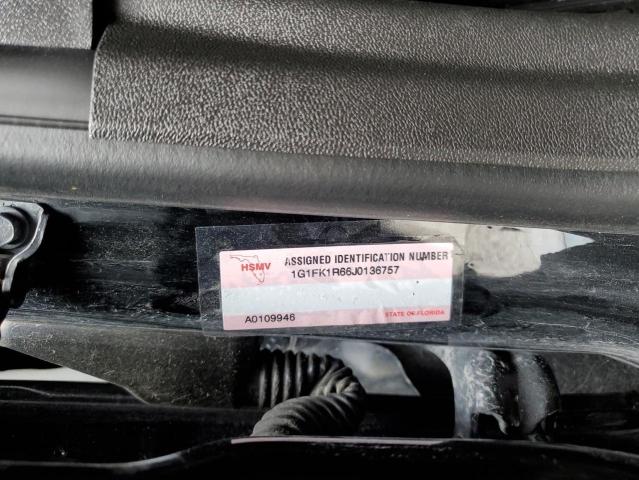 1G1FK1R66J0136757 - 2018 CHEVROLET CAMARO ZL1 BLACK photo 12