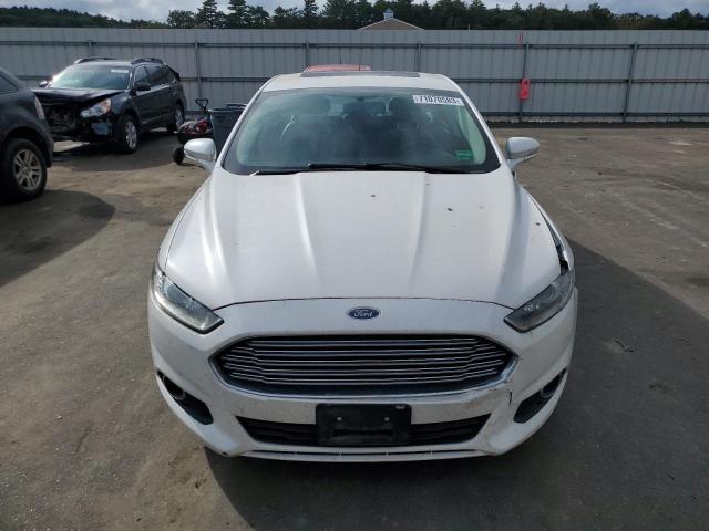 3FA6P0T96FR286726 - 2015 FORD FUSION SE WHITE photo 5