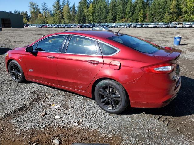 3FA6P0SU3GR173937 - 2016 FORD FUSION TITANIUM PHEV BURGUNDY photo 2