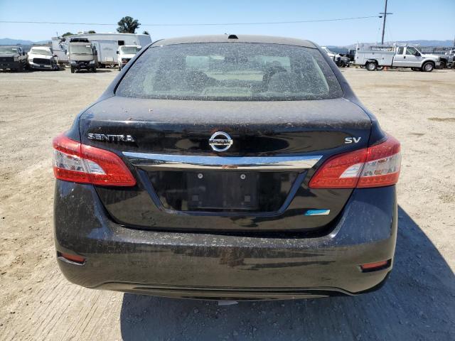 3N1AB7AP7EY300072 - 2014 NISSAN SENTRA S BLACK photo 6