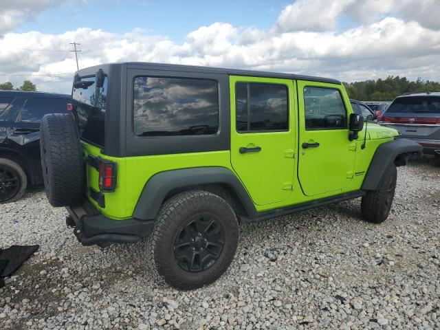 1C4BJWEGXDL567027 - 2013 JEEP WRANGLER U SAHARA 绿色 照片 3