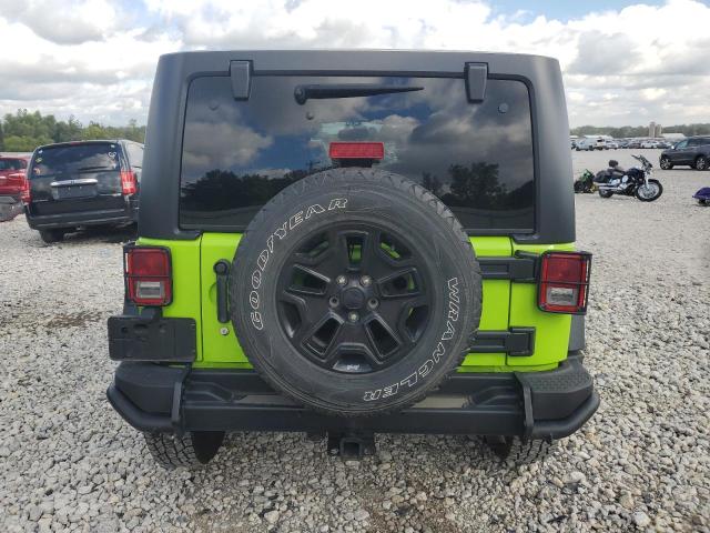 1C4BJWEGXDL567027 - 2013 JEEP WRANGLER U SAHARA 绿色 照片 6