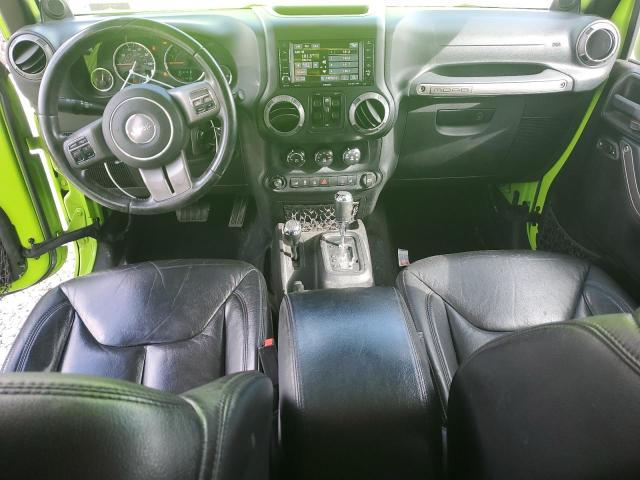 1C4BJWEGXDL567027 - 2013 JEEP WRANGLER U SAHARA 绿色 照片 8