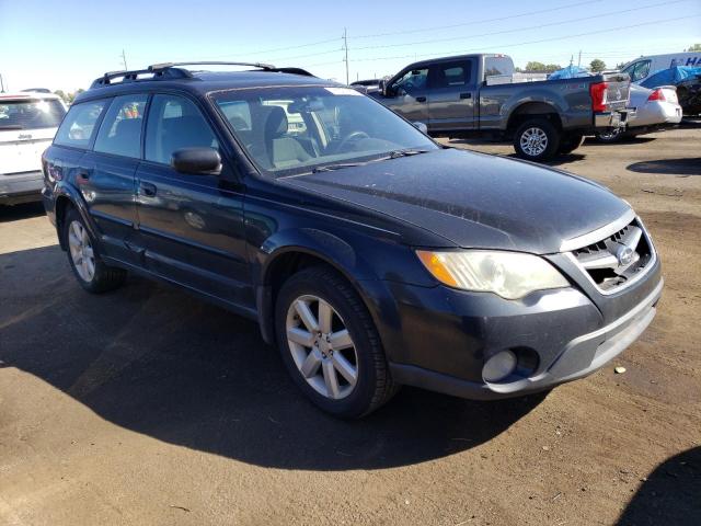 4S4BP61C587363862 - 2008 SUBARU OUTBACK 2.5I BLACK photo 4