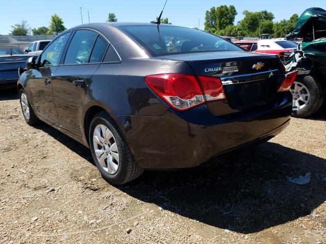 1G1PA5SH9E7444125 - 2014 CHEVROLET CRUZE LS GRAY photo 3