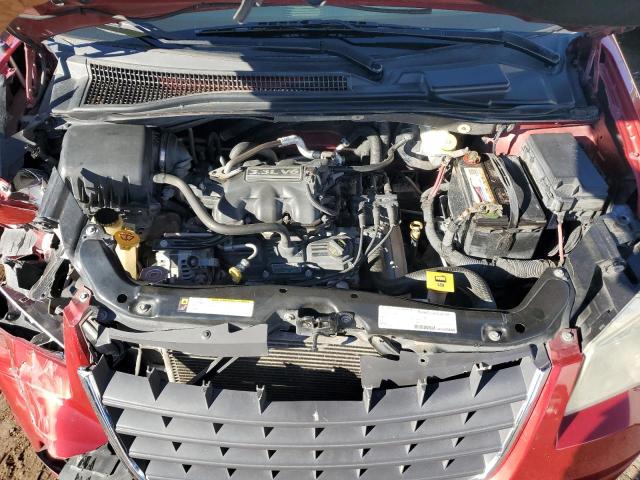 2A8HR44H28R794610 - 2008 CHRYSLER TOWN & COU LX RED photo 11