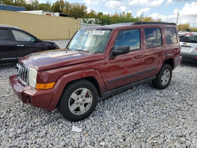 1J8HG48K77C612161 - 2007 JEEP COMMANDER 勃艮第红 照片 1