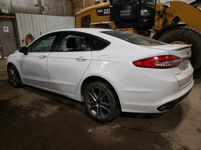 3FA6P0T93HR307261 - 2017 FORD FUSION SE WHITE photo 2