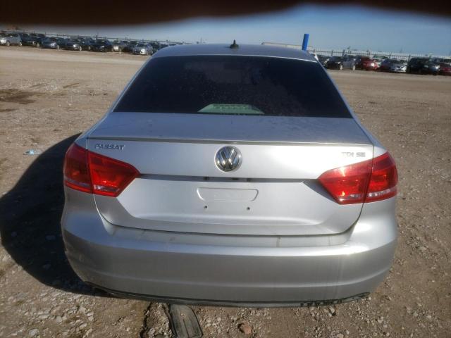 1VWBN7A3XCC065093 - 2012 VOLKSWAGEN PASSAT SE SILVER photo 6