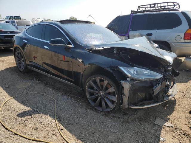 5YJSA1DP6CFS00020 - 2012 TESLA MODEL S შავი ფოტო 4
