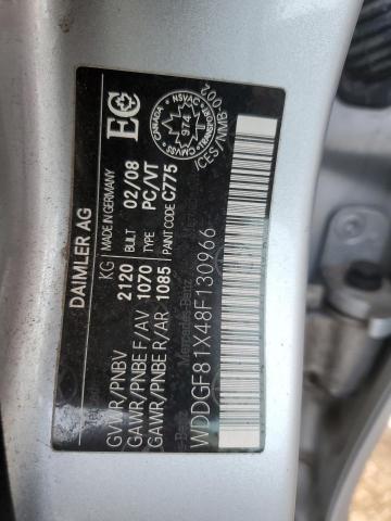 WDDGF81X48F130966 - 2008 MERCEDES-BENZ C 300 4MATIC SILVER photo 13
