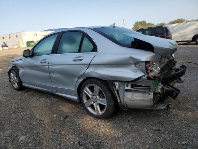 WDDGF81X48F130966 - 2008 MERCEDES-BENZ C 300 4MATIC SILVER photo 2