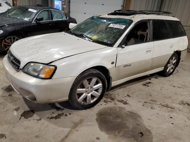 4S3BH806X47607590 - 2004 SUBARU LEGACY OUTBACK H6 3.0 LL BEAN WHITE photo 1