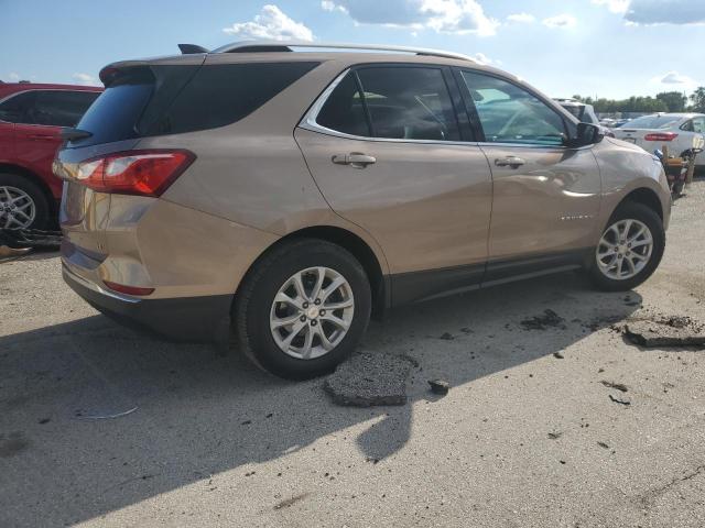 3GNAXKEV2KL110593 - 2019 CHEVROLET EQUINOX LT بني صورة 3