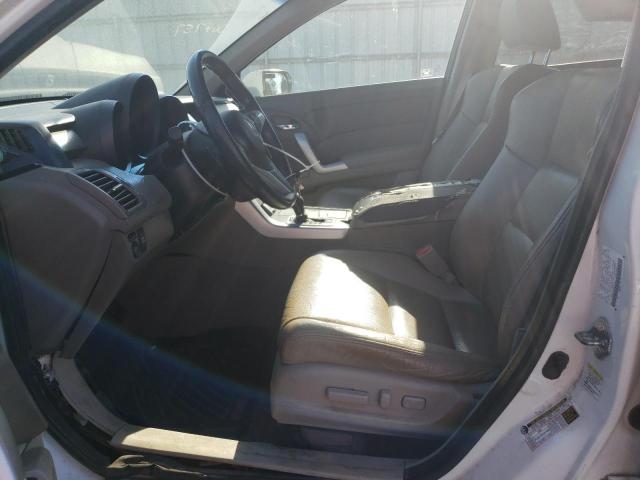 5J8TB18249A004757 - 2009 ACURA RDX WHITE photo 7