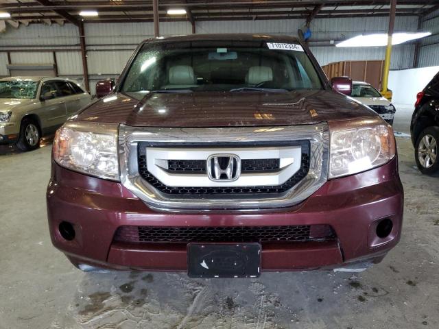 5FNYF3H65BB027713 - 2011 HONDA PILOT EXL BURGUNDY photo 5