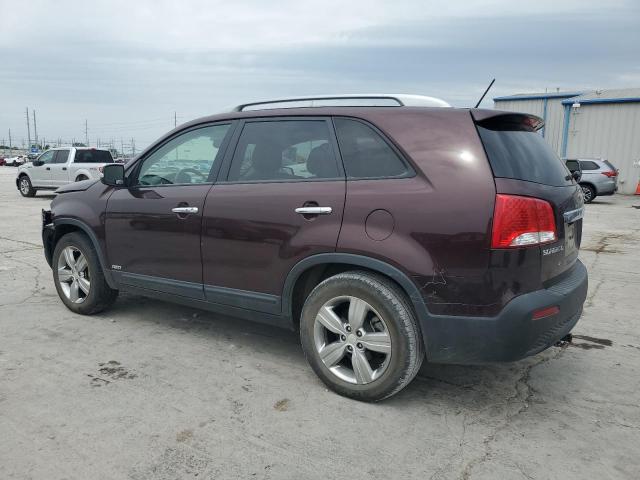 5XYKUDA23DG384747 - 2013 KIA SORENTO EX 勃艮第红 照片 2