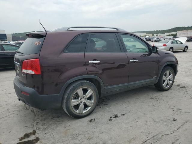5XYKUDA23DG384747 - 2013 KIA SORENTO EX 勃艮第红 照片 3