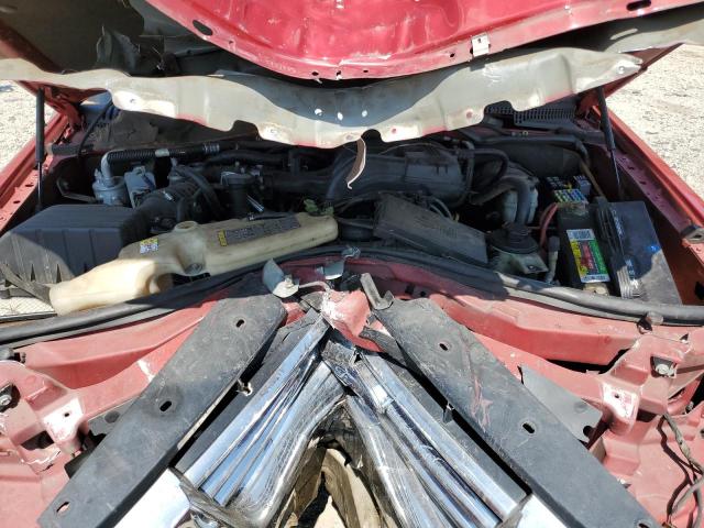 1FMEU6EE8AUA33819 - 2010 FORD EXPLORER EDDIE BAUER Czerwony zdjęcie 12