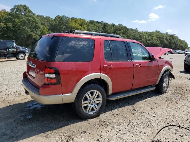1FMEU6EE8AUA33819 - 2010 FORD EXPLORER EDDIE BAUER Czerwony zdjęcie 3