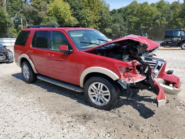 1FMEU6EE8AUA33819 - 2010 FORD EXPLORER EDDIE BAUER Czerwony zdjęcie 4