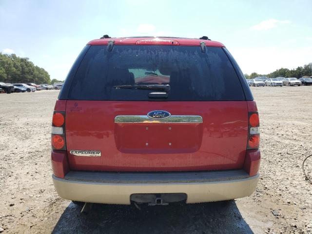 1FMEU6EE8AUA33819 - 2010 FORD EXPLORER EDDIE BAUER Czerwony zdjęcie 6