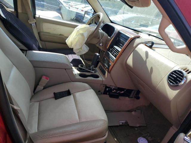 1FMEU6EE8AUA33819 - 2010 FORD EXPLORER EDDIE BAUER Czerwony zdjęcie 7