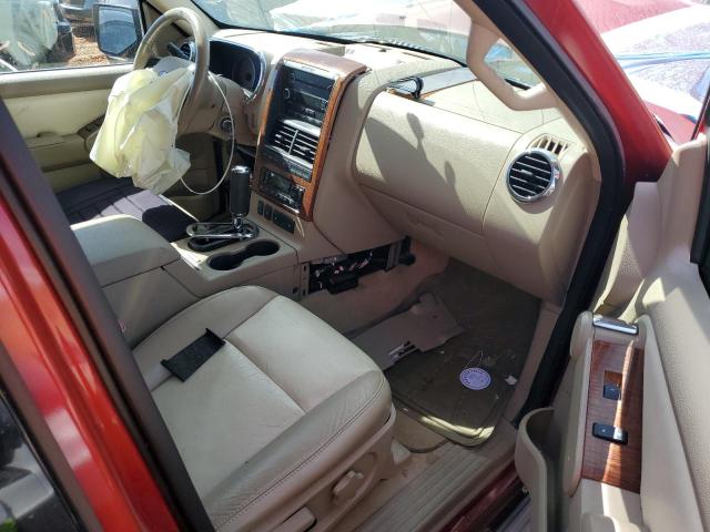 1FMEU6EE8AUA33819 - 2010 FORD EXPLORER EDDIE BAUER Czerwony zdjęcie 8