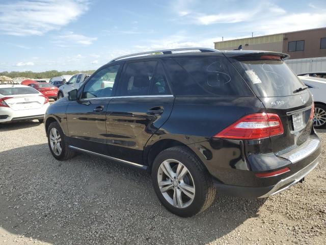 4JGDA5HB2DA267203 - 2013 MERCEDES-BENZ ML 350 4MATIC BLACK photo 2