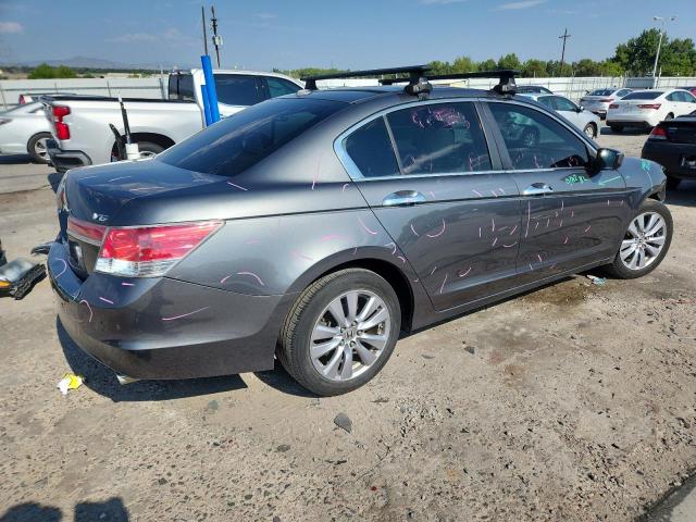 1HGCP3F80BA012834 - 2011 HONDA ACCORD EXL GRAY photo 3
