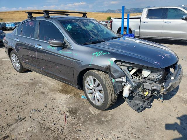 1HGCP3F80BA012834 - 2011 HONDA ACCORD EXL GRAY photo 4