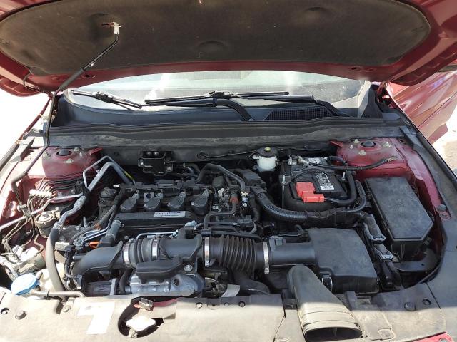 1HGCV1F51JA043895 - 2018 HONDA ACCORD EXL RED photo 11