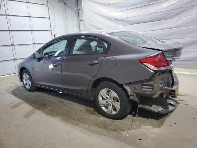 19XFB2F58FE237449 - 2015 HONDA CIVIC LX 棕色 照片 2