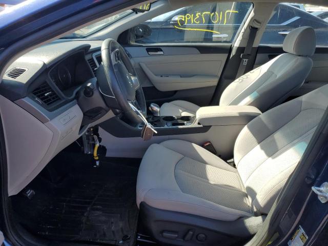 5NPE34AF2JH596367 - 2018 HYUNDAI SONATA SPORT BLUE photo 7