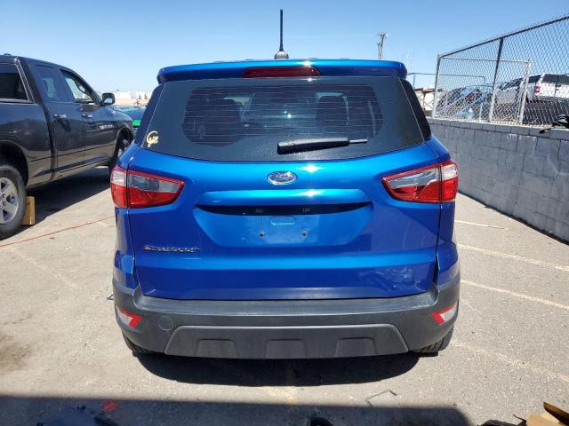 MAJ3S2FE5MC425293 - 2021 FORD ECOSPORT S BLUE photo 6