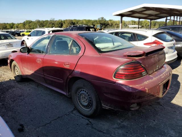 1G2NE52E05M142527 - 2005 PONTIAC GRAND AM SE RED photo 2