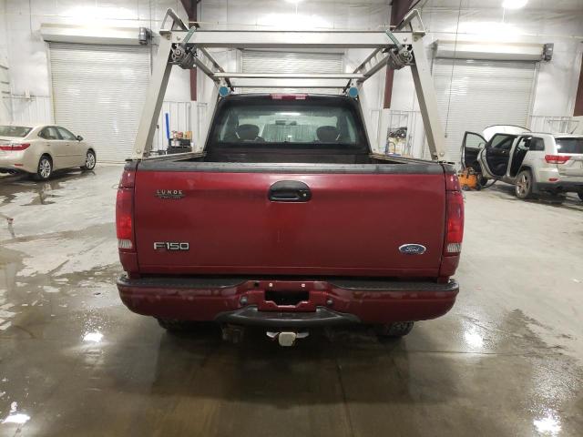 2FTRX18LX3CA62655 - 2003 FORD F150 BURGUNDY photo 6