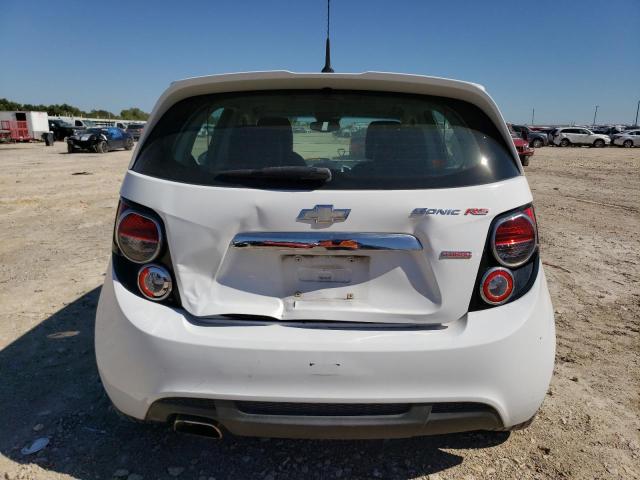 1G1JG6SB2D4239705 - 2013 CHEVROLET SONIC RS WHITE photo 6