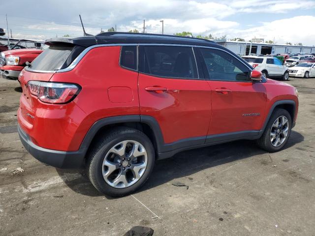 3C4NJDCBXJT315495 - 2018 JEEP COMPASS LIMITED RED photo 3