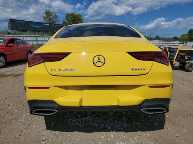 WDD5J4HB8LN023670 - 2020 MERCEDES-BENZ CLA 250 4MATIC YELLOW photo 6
