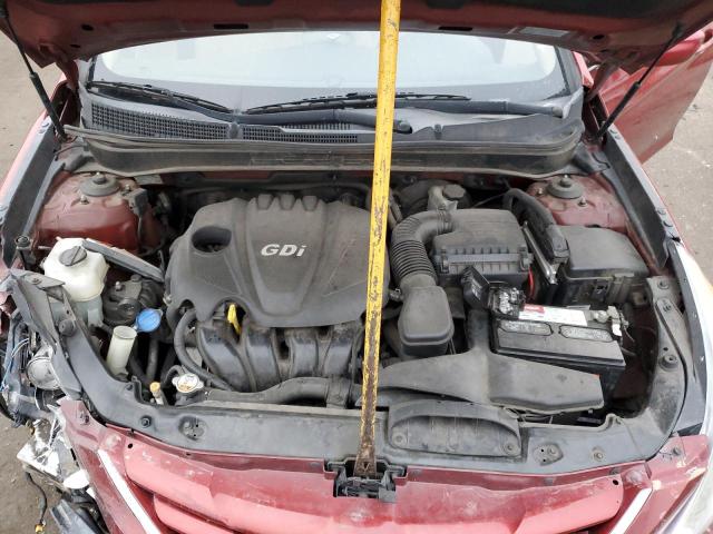 5NPEB4AC5DH762118 - 2013 HYUNDAI SONATA GLS RED photo 11