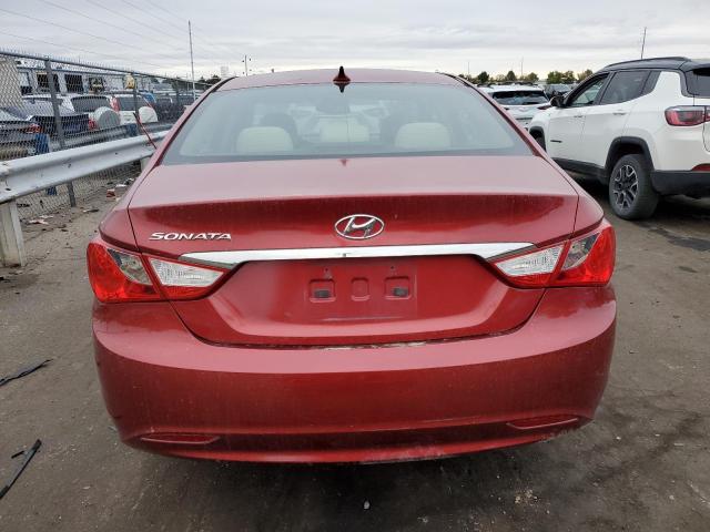 5NPEB4AC5DH762118 - 2013 HYUNDAI SONATA GLS RED photo 6