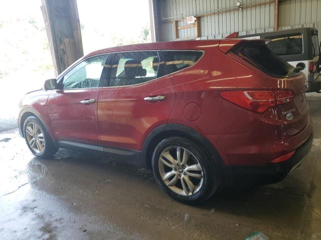 5XYZWDLA8DG060383 - 2013 HYUNDAI SANTA FE S RED photo 2