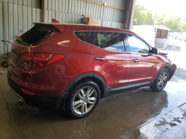 5XYZWDLA8DG060383 - 2013 HYUNDAI SANTA FE S RED photo 3