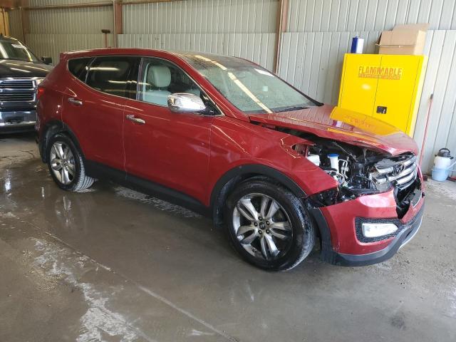 5XYZWDLA8DG060383 - 2013 HYUNDAI SANTA FE S RED photo 4