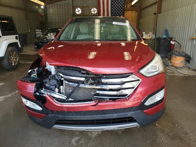 5XYZWDLA8DG060383 - 2013 HYUNDAI SANTA FE S RED photo 5