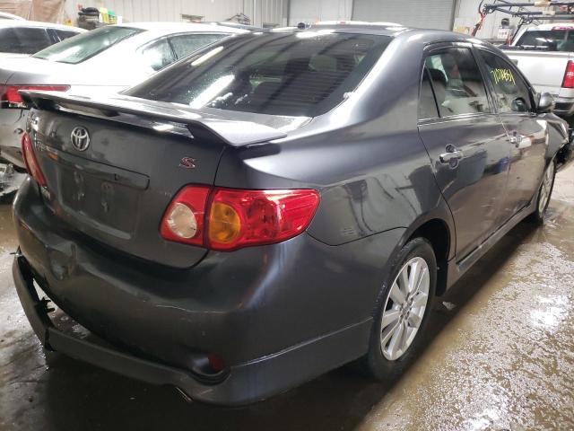 1NXBU40E09Z113545 - 2009 TOYOTA COROLLA BASE GRAY photo 4