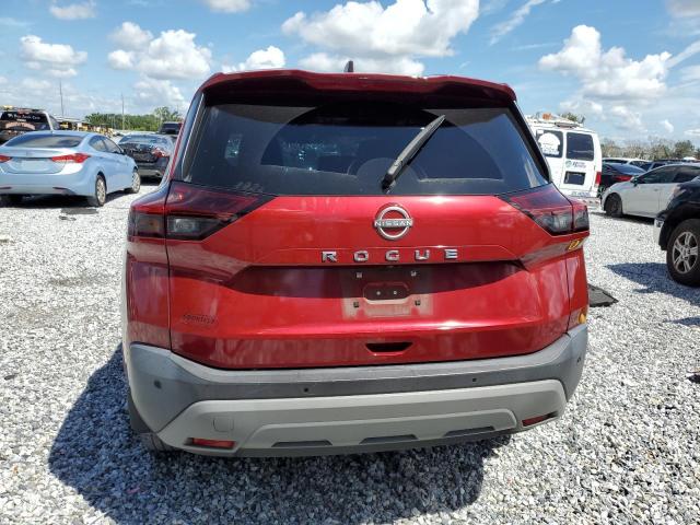 5N1BT3AA3PC685298 - 2023 NISSAN ROGUE S 勃艮第红 照片 6