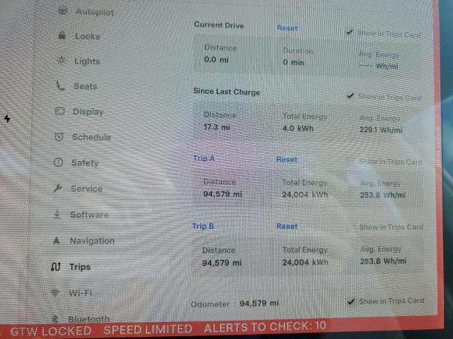 5YJ3E1EA7JF154553 - 2018 TESLA MODEL 3 შავი ფოტო 9